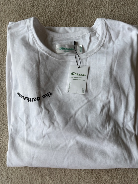 Defthands Other - Defthands Men's White Long Sleeve Tee